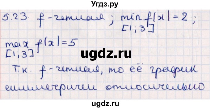 ГДЗ (Решебник №1) по алгебре 10 класс Мерзляк А.Г. / §5 / 5.23