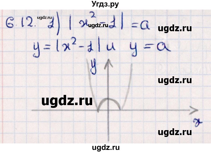 ГДЗ (Решебник №1) по алгебре 10 класс Мерзляк А.Г. / §6 / 6.12