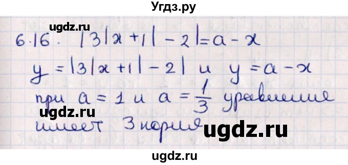 ГДЗ (Решебник №1) по алгебре 10 класс Мерзляк А.Г. / §6 / 6.16