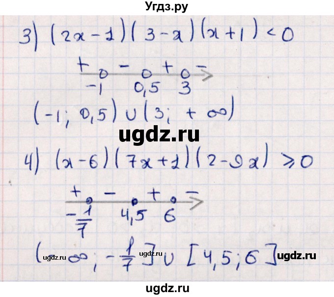 ГДЗ (Решебник №1) по алгебре 10 класс Мерзляк А.Г. / §8 / 8.1(продолжение 2)