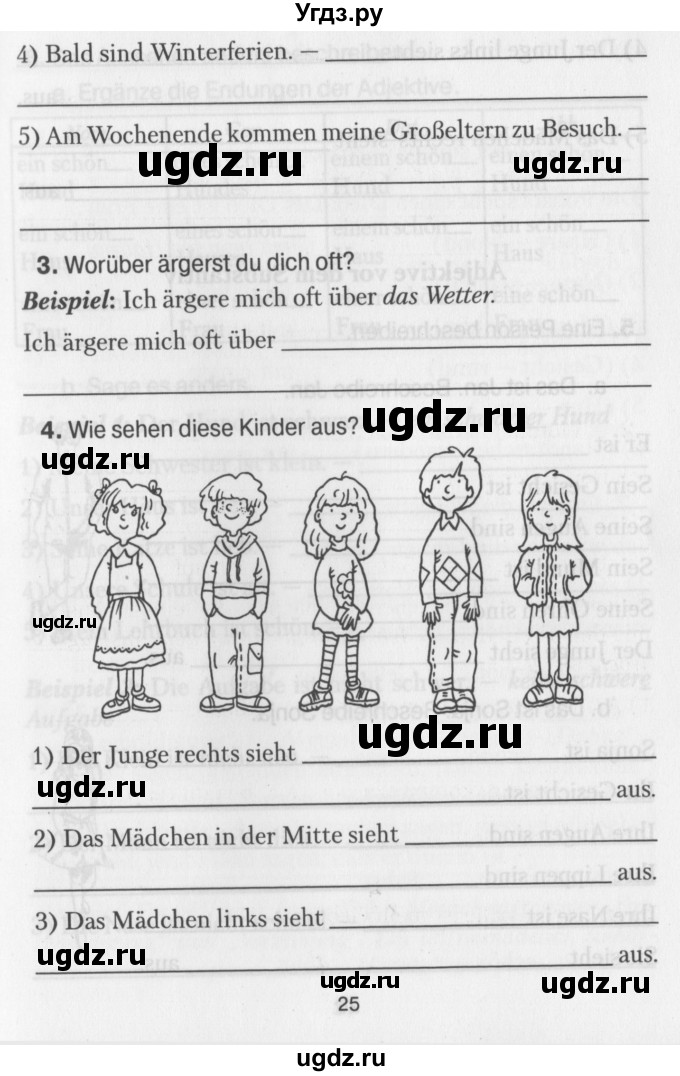 ГДЗ (Учебник) по немецкому языку 7 класс (рабочая тетрадь) Будько А.Ф. / страница / 25
