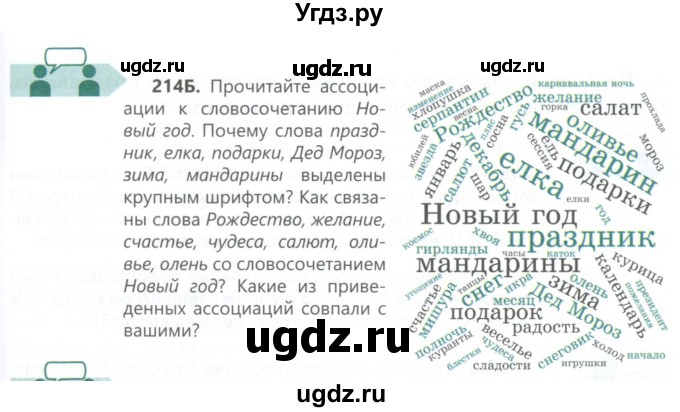 ГДЗ (Учебник) по русскому языку 6 класс Сабитова З.К. / упражнение / 214(продолжение 2)