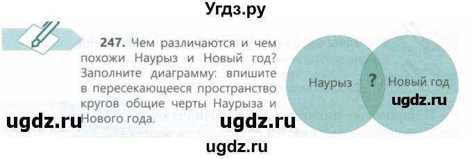 ГДЗ (Учебник) по русскому языку 6 класс Сабитова З.К. / упражнение / 247