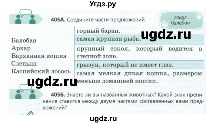 ГДЗ (Учебник) по русскому языку 6 класс Сабитова З.К. / упражнение / 405