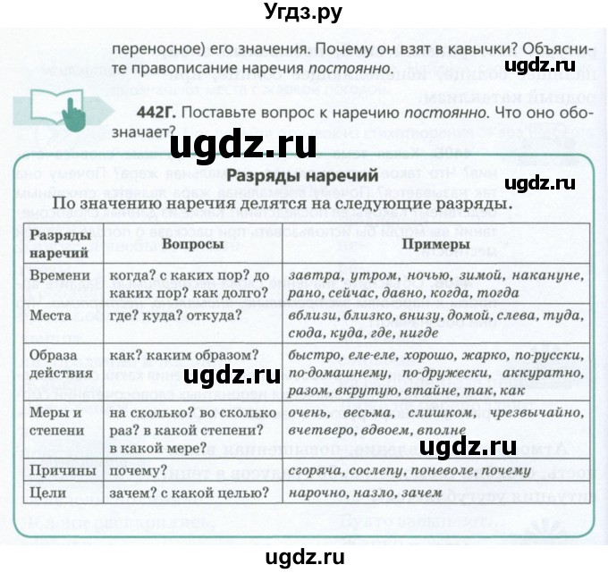 ГДЗ (Учебник) по русскому языку 6 класс Сабитова З.К. / упражнение / 442(продолжение 2)