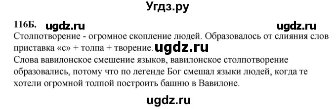 ГДЗ (Решебник) по русскому языку 6 класс Сабитова З.К. / упражнение / 116