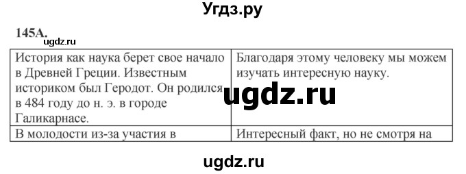 ГДЗ (Решебник) по русскому языку 6 класс Сабитова З.К. / упражнение / 145