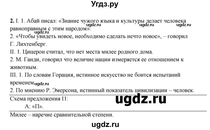 ГДЗ (Решебник) по русскому языку 6 класс Сабитова З.К. / итоговая работа / что я умею / 2