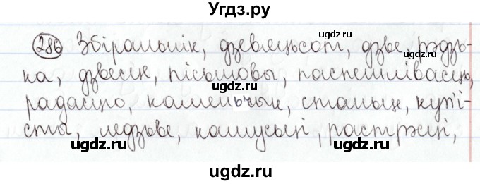 ГДЗ (Решебник №1) по белорусскому языку 9 класс Валочка Г.М. / практыкаванне / 286