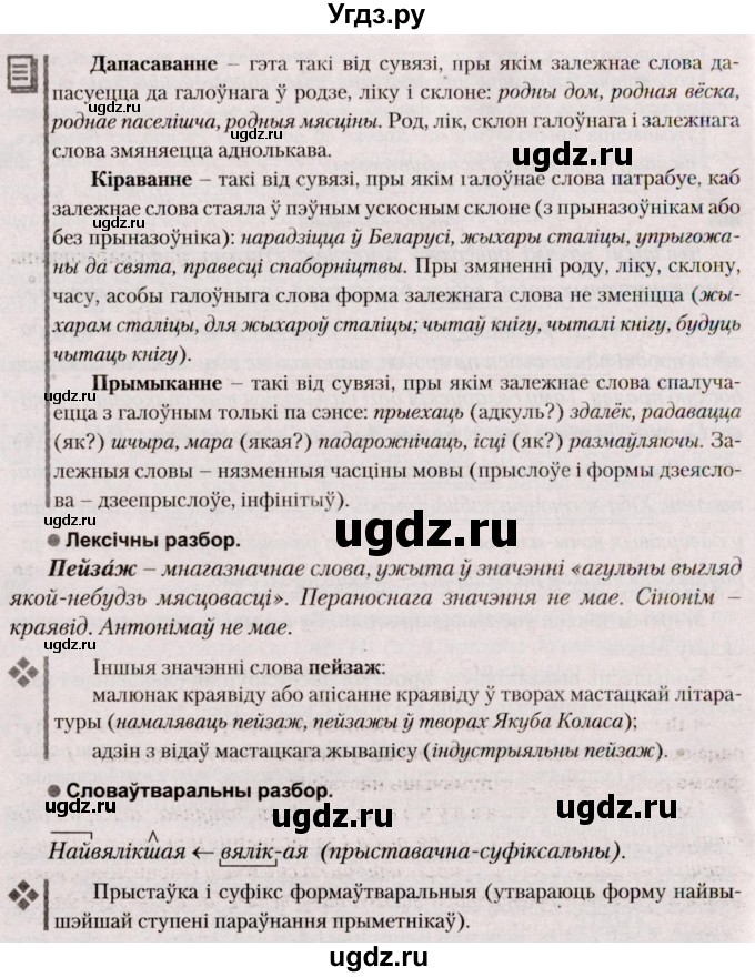 ГДЗ (Решебник №2) по белорусскому языку 9 класс Валочка Г.М. / практыкаванне / 28(продолжение 2)