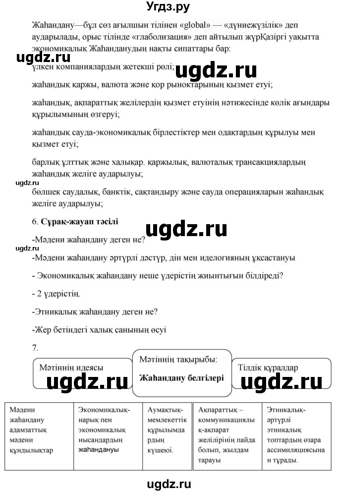 ГДЗ (Решебник) по казахскому языку 9 класс Дәулетбекова Ж.Т. / страница / 32(продолжение 2)