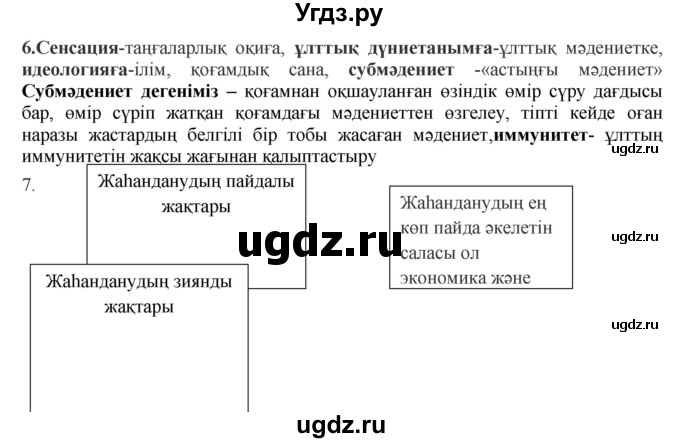 ГДЗ (Решебник) по казахскому языку 9 класс Даулетбекова Ж. / страница / 36