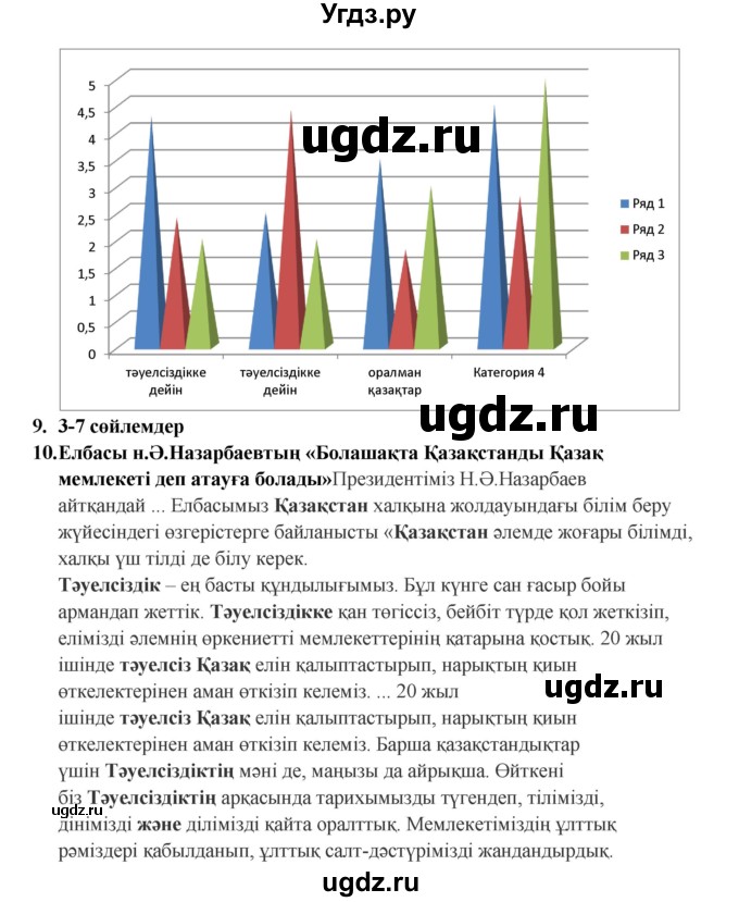 ГДЗ (Решебник) по казахскому языку 9 класс Даулетбекова Ж. / страница / 84(продолжение 2)