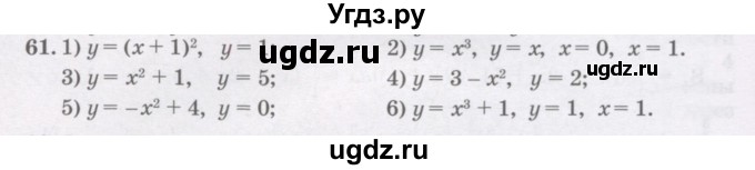 ГДЗ (Учебник) по алгебре 11 класс Абылкасымова А.Е. / упражнение / 61