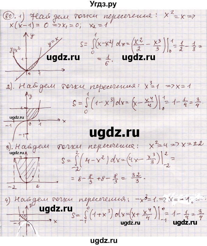 ГДЗ (Решебник) по алгебре 11 класс Абылкасымова А.Е. / упражнение / 60