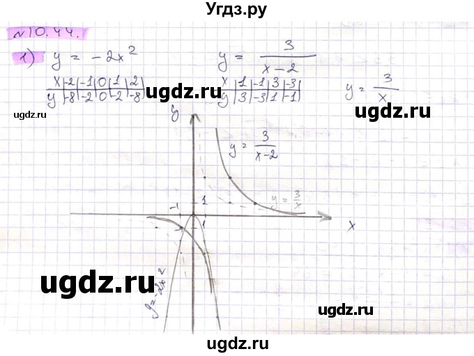 ГДЗ (Решебник) по алгебре 8 класс Абылкасымова А.Е. / параграф 10 / 10.44