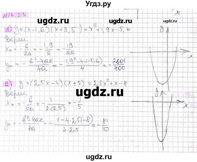 ГДЗ (Решебник) по алгебре 8 класс Абылкасымова А.Е. / параграф 14 / 14.23