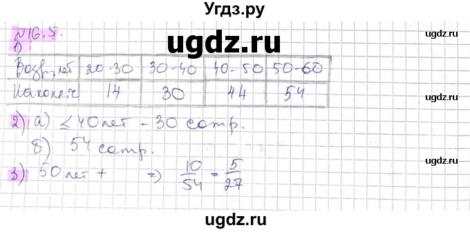 ГДЗ (Решебник) по алгебре 8 класс Абылкасымова А.Е. / параграф 16 / 16.5