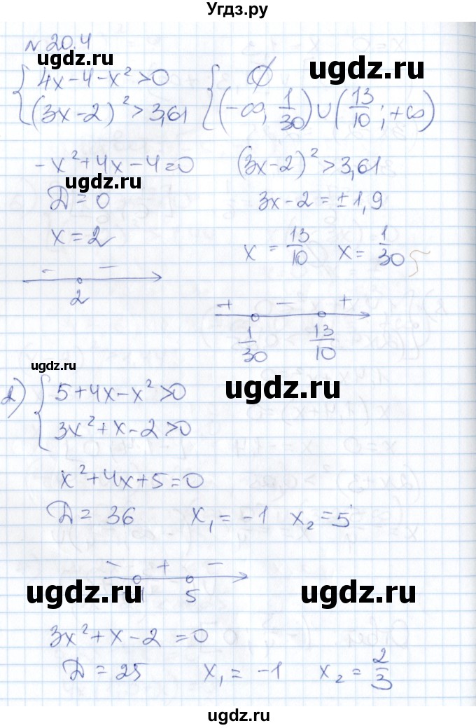 ГДЗ (Решебник) по алгебре 8 класс Абылкасымова А.Е. / параграф 20 / 20.4