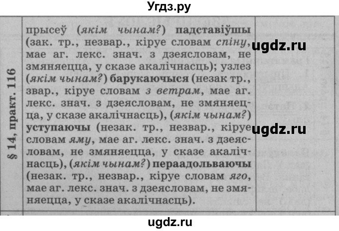 ГДЗ (Решебник №3 к учебнику 2015) по белорусскому языку 7 класс Валочка Г.М. / практыкаванне / 116(продолжение 2)