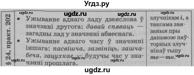 ГДЗ (Решебник №3 к учебнику 2015) по белорусскому языку 7 класс Валочка Г.М. / практыкаванне / 202(продолжение 2)