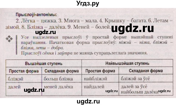 ГДЗ (Решебник №2 к учебнику 2020) по белорусскому языку 7 класс Валочка Г.М. / практыкаванне / 235(продолжение 2)