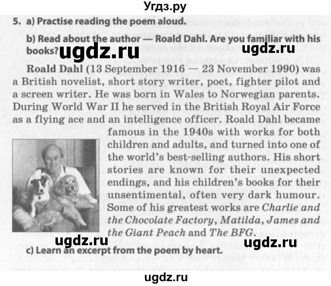 ГДЗ (Учебник) по английскому языку 9 класс (книга для чтения) Юхнель Н.В. / unit 9 / 5