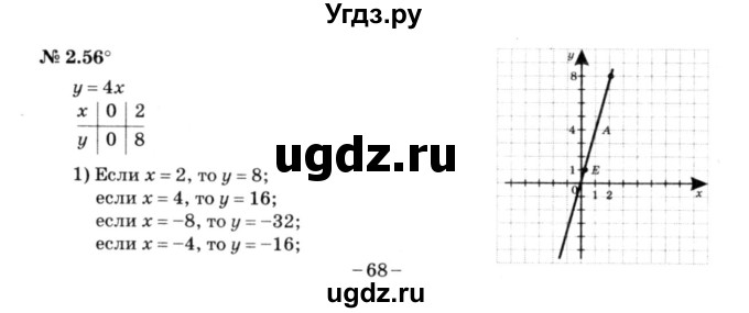 ГДЗ (решебник №3) по алгебре 7 класс Е.П. Кузнецова / глава 2 / 56