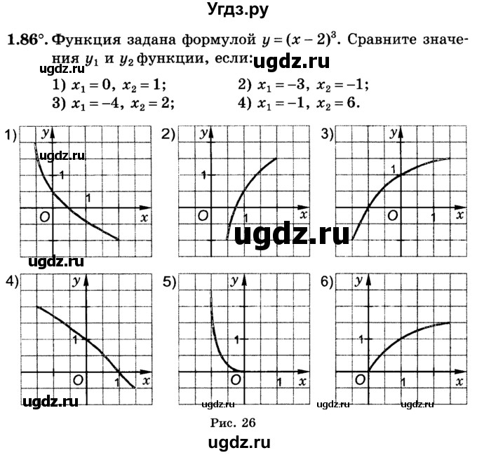 ГДЗ (учебник) по алгебре 9 класс Е.П. Кузнецова / глава 1 / 86