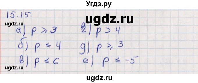 ГДЗ (Решебник) по алгебре 9 класс Мордкович А.Г. / §15 / 15.15