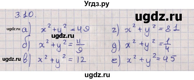 ГДЗ (Решебник) по алгебре 9 класс Мордкович А.Г. / §3 / 3.10