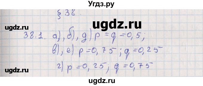 ГДЗ (Решебник) по алгебре 9 класс Мордкович А.Г. / §38 / 38.1