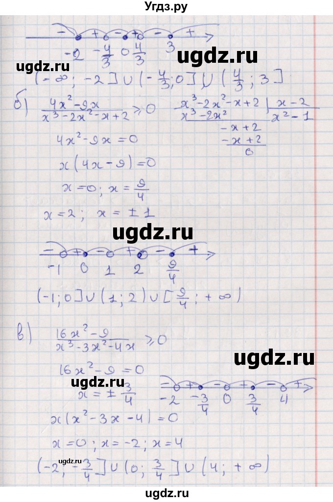 ГДЗ (Решебник) по алгебре 9 класс Мордкович А.Г. / §39 / 39.15(продолжение 2)