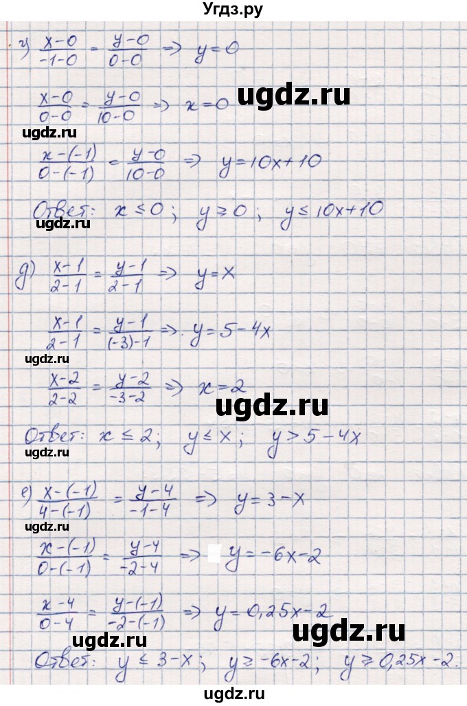 ГДЗ (Решебник) по алгебре 9 класс Мордкович А.Г. / дополнительные  задачи / глава 2 / 9(продолжение 3)