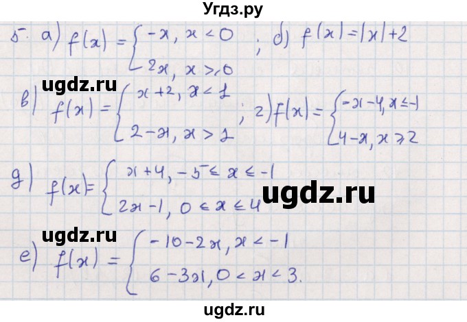 ГДЗ (Решебник) по алгебре 9 класс Мордкович А.Г. / дополнительные  задачи / глава 3 / 5