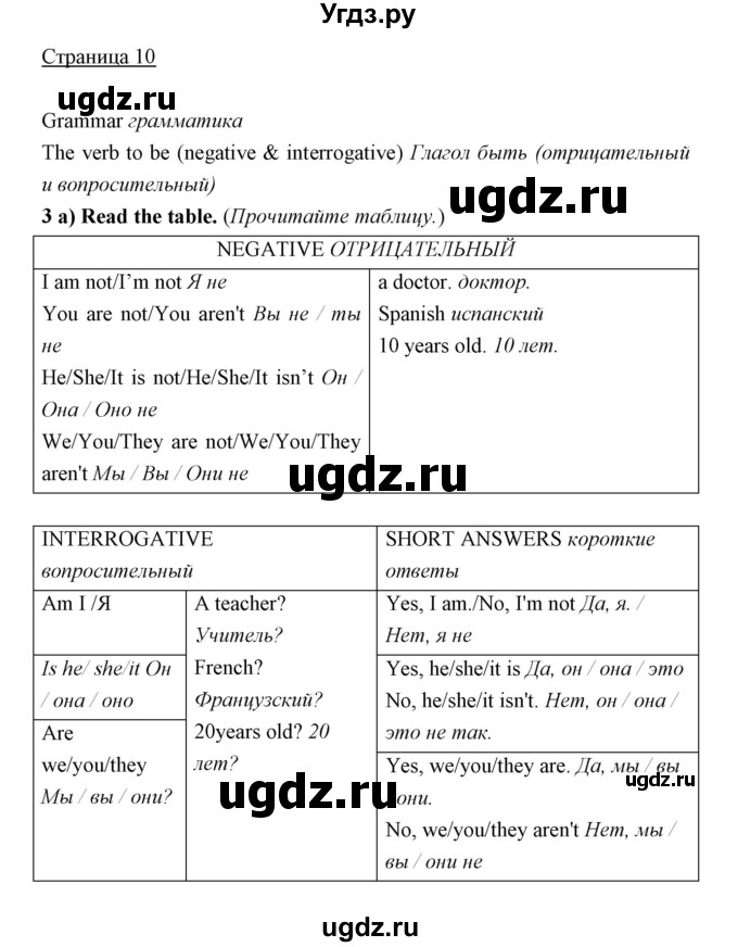 ГДЗ (Решебник) по английскому языку 5 класс Мильруд Р.П. / Module 1 / b / 3