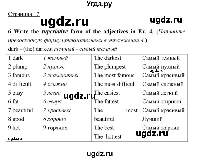 ГДЗ (Решебник) по английскому языку 5 класс Мильруд Р.П. / Module 1 / f / 6