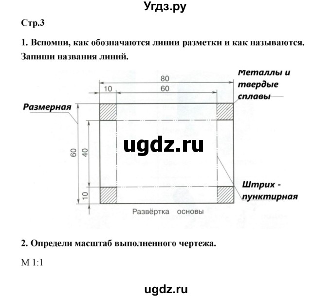 ГДЗ (Решебник (2019)) по технологии 4 класс (рабочая тетрадь) Роговцева Н.И. / страница / 3