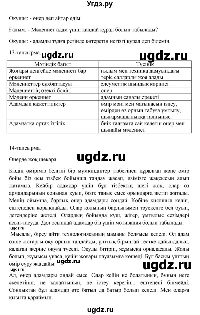 ГДЗ (Решебник) по казахскому языку 10 класс Дәулетбекова Ж. / бет (страница) / 27(продолжение 2)