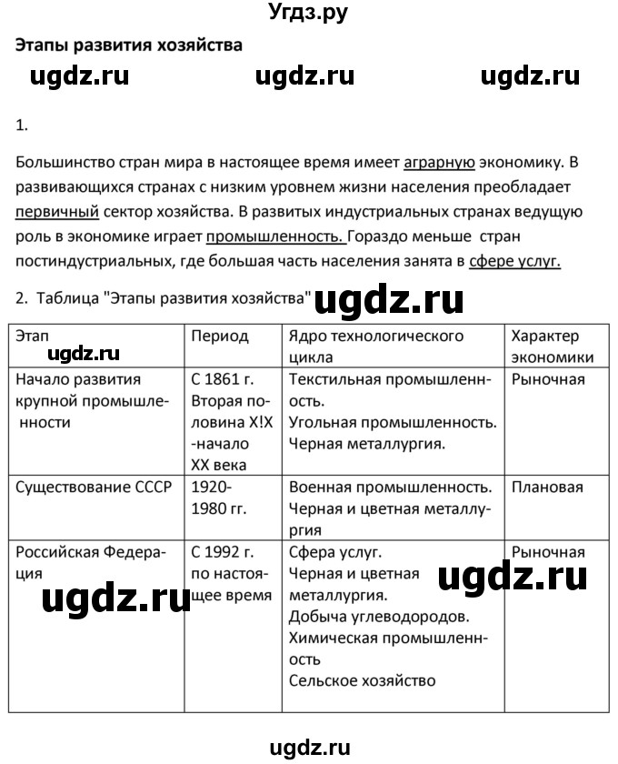 ГДЗ (Решебник) по географии 9 класс (рабочая тетрадь) Ким Э.В. / страница / 7