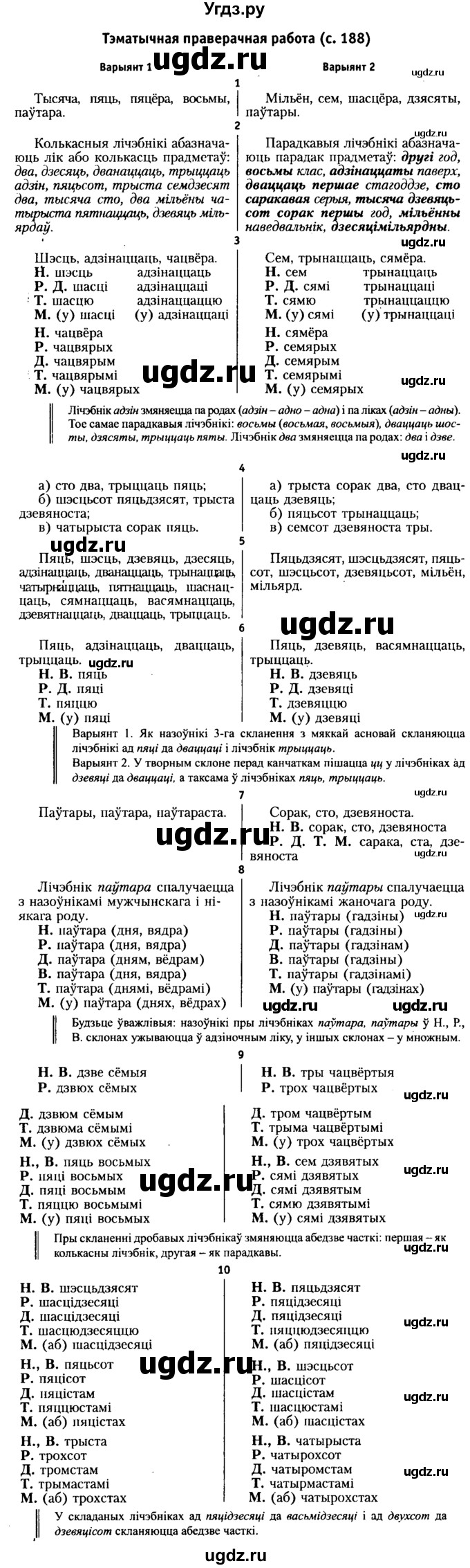 ГДЗ (Решебник №2) по белорусскому языку 6 класс Красней В. П. / дадатак / 3