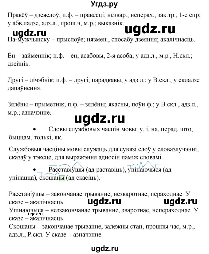 ГДЗ (Решебник к учебнику 2020) по белорусскому языку 8 класс Бадзевіч З. І. / учебник 2020 / практыкаванне / 19(продолжение 2)
