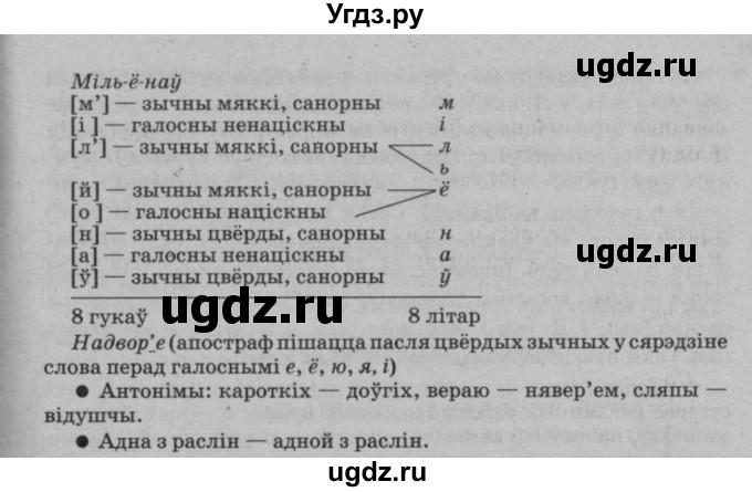 ГДЗ (Решебник №3 к учебнику 2016) по белорусскому языку 8 класс Бадзевіч З. І. / учебник 2016 / практыкаванне / 125(продолжение 2)