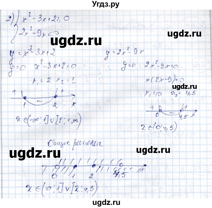 ГДЗ (Решебник) по алгебре 9 класс Шыныбеков А.Н. / раздел 4 / 4.60(продолжение 2)
