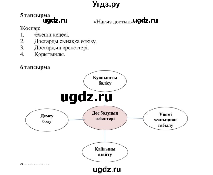 ГДЗ (Решебник) по казахскому языку 7 класс Косымова Г. / страницы (бет) / 66