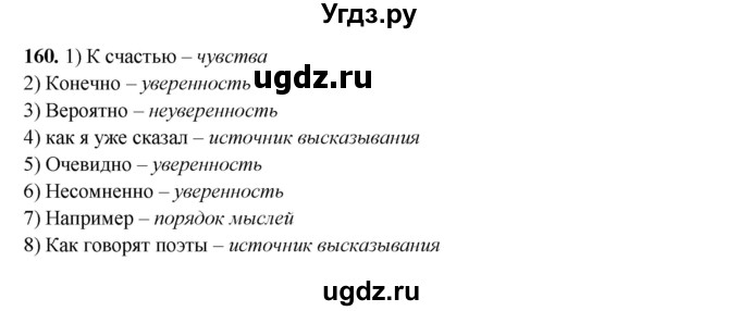 ГДЗ (Решебник) по русскому языку 11 класс Жаналина Л.К. / упражнение (жаттығу) / 160