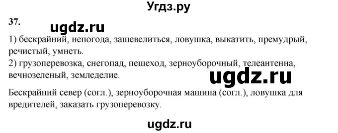 ГДЗ (Решебник) по русскому языку 11 класс Жаналина Л.К. / упражнение (жаттығу) / 37