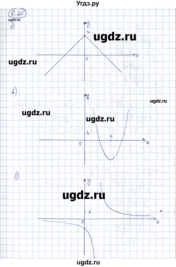ГДЗ (Решебник) по алгебре 10 класс Шыныбеков А.Н. / раздел 0 / 0.20