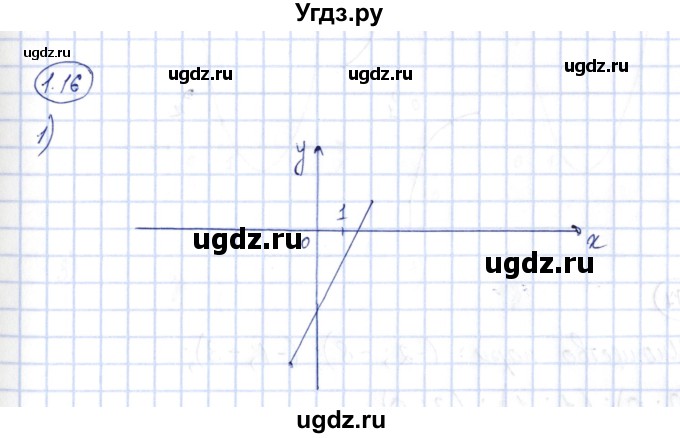 ГДЗ (Решебник) по алгебре 10 класс Шыныбеков А.Н. / раздел 1 / 1.16