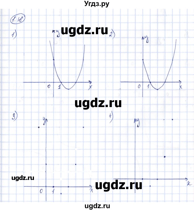 ГДЗ (Решебник) по алгебре 10 класс Шыныбеков А.Н. / раздел 1 / 1.18